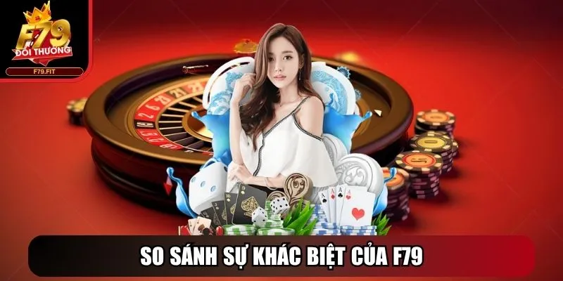 So sánh sự khác biệt của F79 và cổng game khác